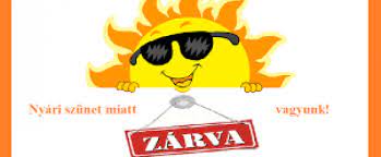 nyári szünet